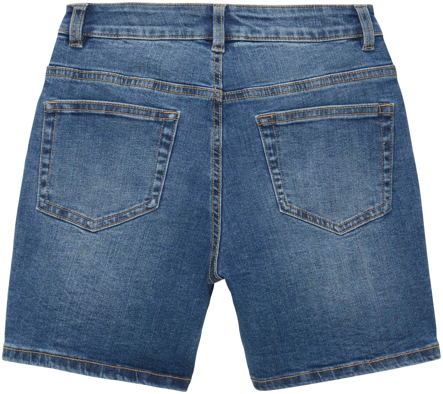 TOM TAILOR stone Jeansshorts mid