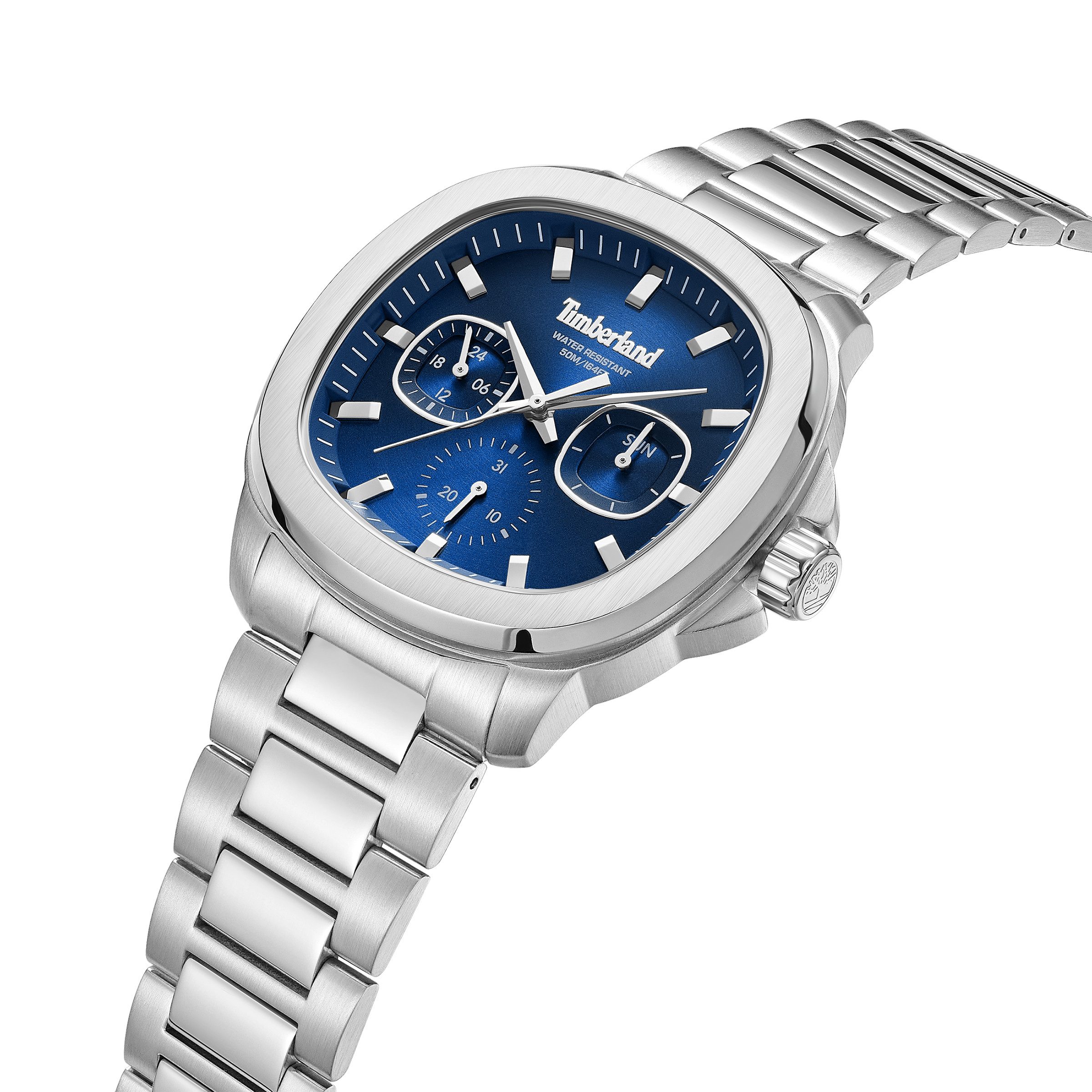 Timberland Quarzuhr Swansey TDWGK0083602, Armbanduhr, Herrenuhr, Edelstahlarmband, analog, Tag