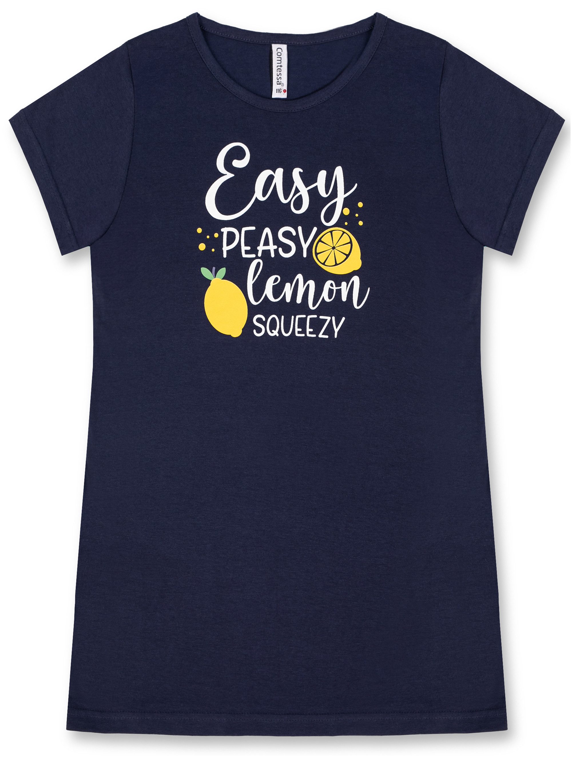 comtessa Nachthemd Comte Kids (Set, 1-tlg., 1-teilig) Mädchen Sleepshirt Pyjama Kurzarm Baumwolle