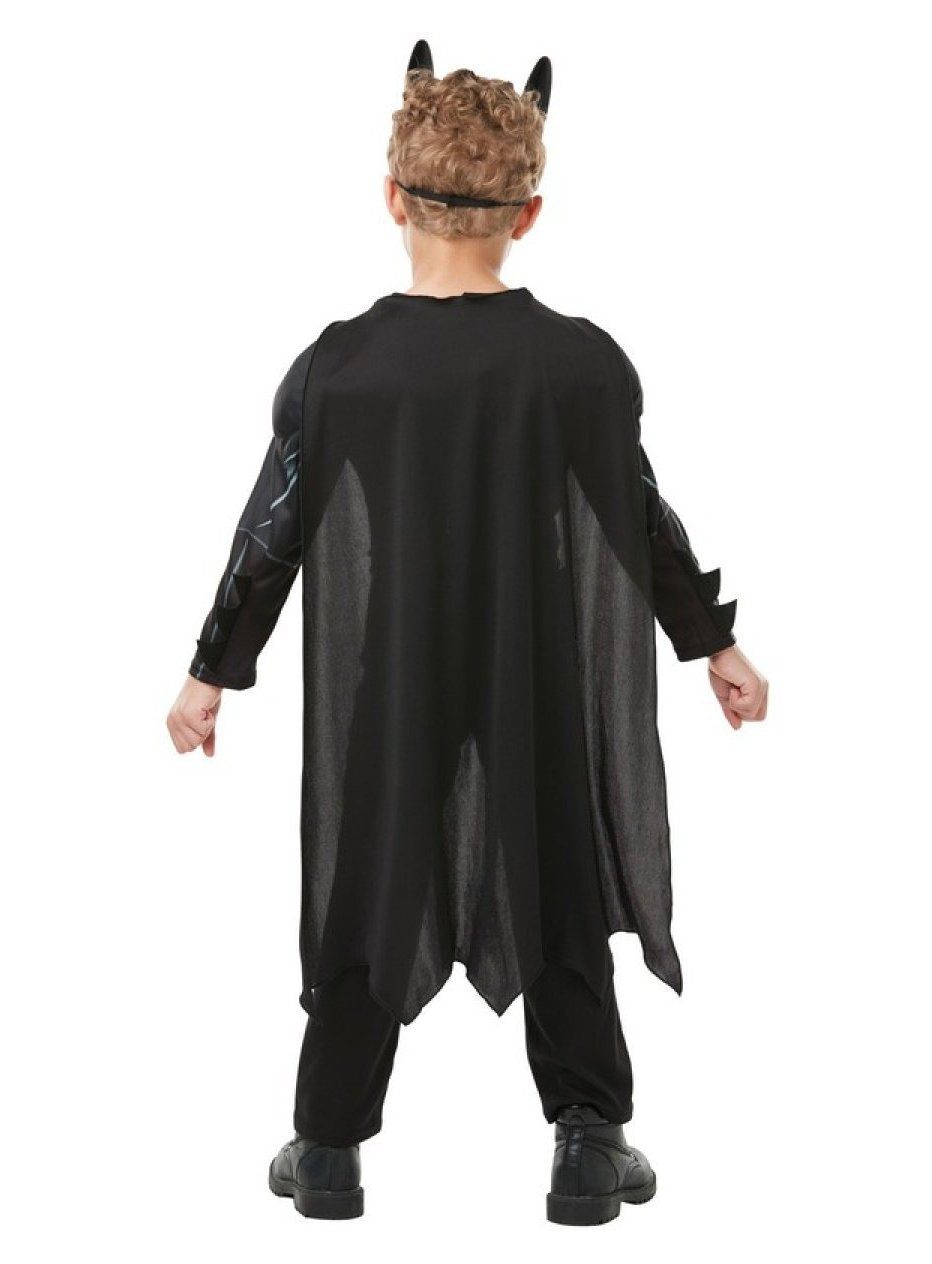 Rubie´s Kostüm DC Comics – Batman Kostüm für Kinder, Muskulöses Batman-Kinderkostüm im Comic-Stil