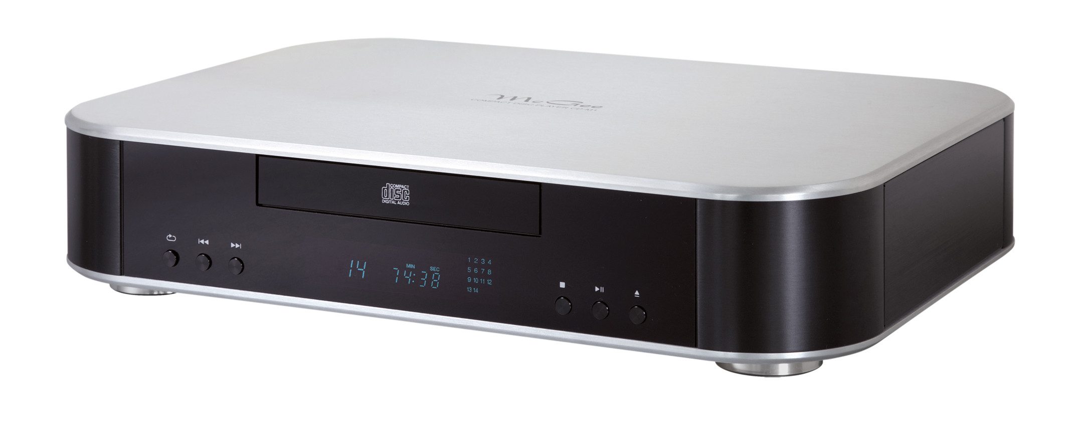 McGee CD-M1 CD-Player (integrierter Burr Brown D/A-Wandler, Aluminium-Gehäuse, Fernbedienung)