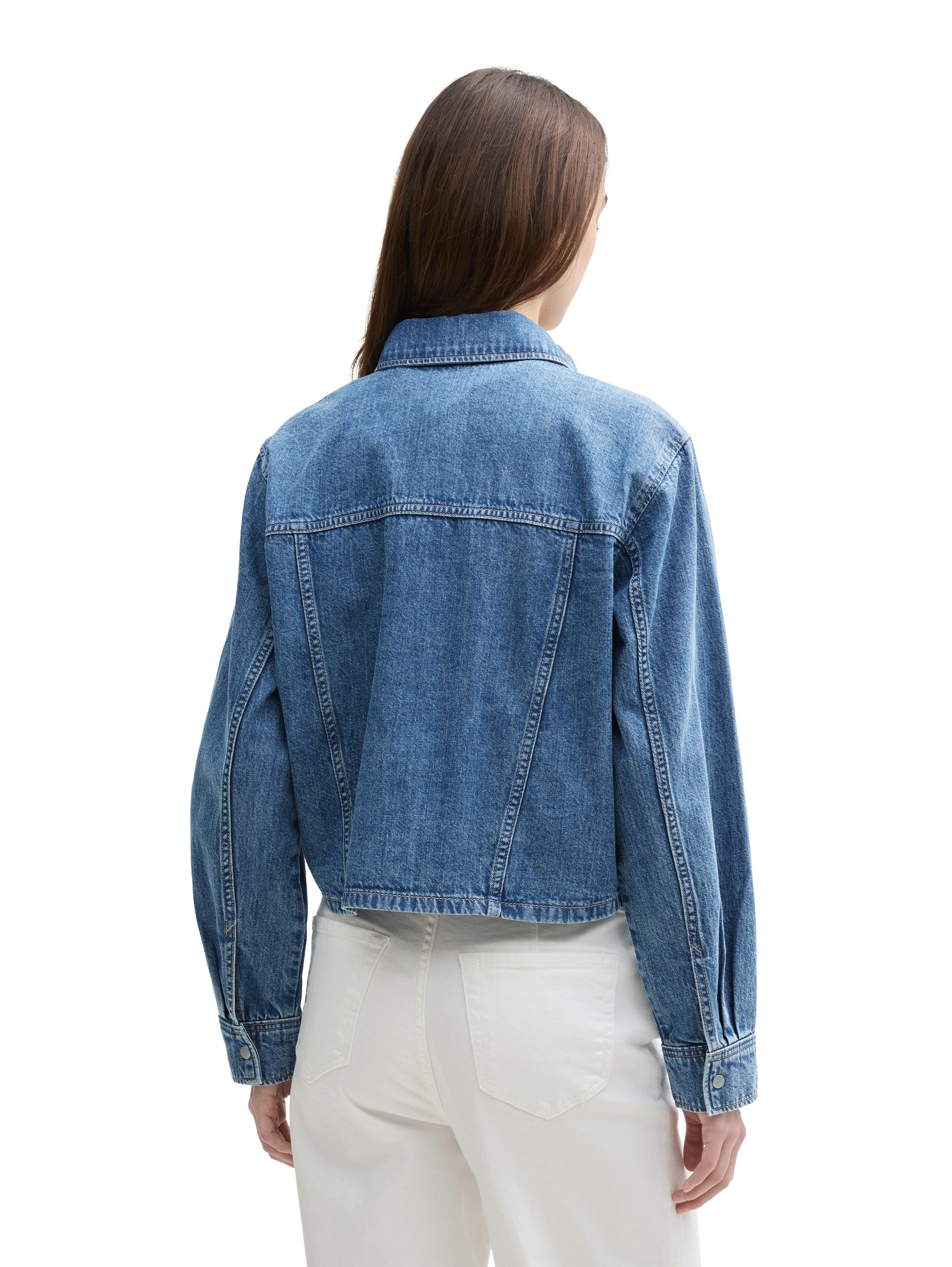 TOM TAILOR Denim Jeansbluse mit Brusttaschen günstig online kaufen
