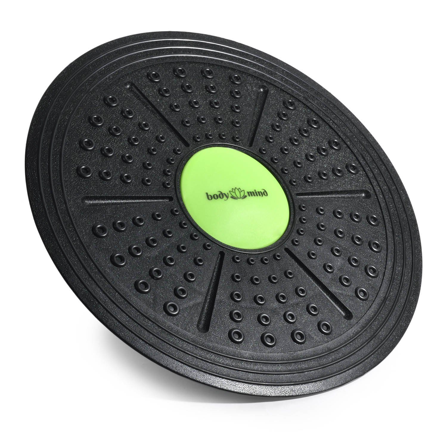 Body & Mind Balanceboard Balance Board Deluxe–Kunststoff Wobble Board& Core & Stability Trainer, Gleichgewichts-Trainer