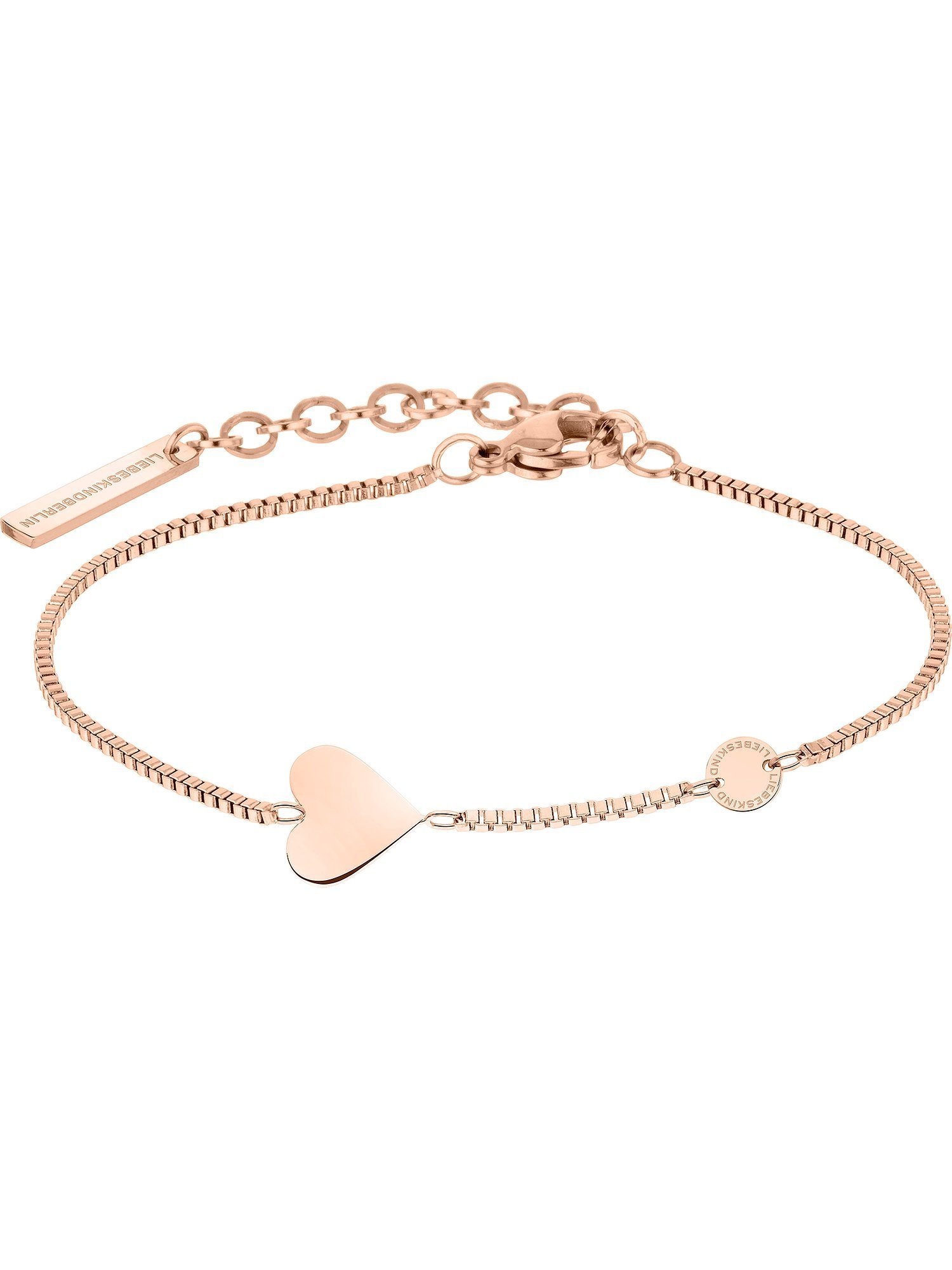 Liebeskind Berlin Edelstahlarmband Liebeskind Damen-Armband Edelstahl, Modern roségold