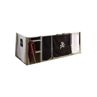 Bettvorhang Pirat 4-tlg inkl 2x Klettband, Kindermöbel 24
