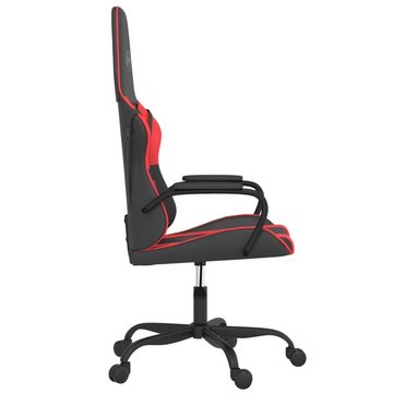 vidaXL Gaming-Stuhl Gaming-Stuhl Schwarz und Rot Kunstleder (1 St)