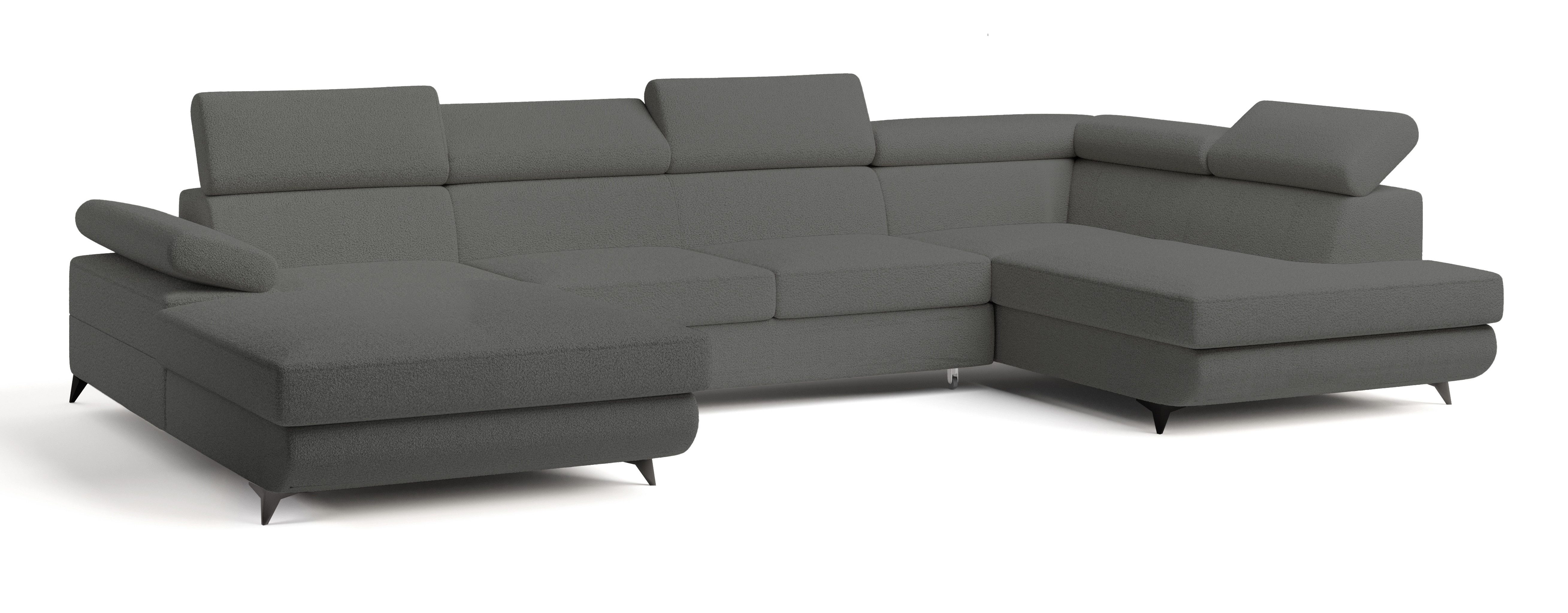 Masseno Ecksofa RUBANO mit Schlaffunktion U-Form, günstig online kaufen