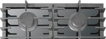 Kaiser Küchengeräte Gasherd-Set EG 6374 W + KCG 6383, mit 1-fach-Teleskopauszug, Einbau-Backofen 60cm in Weiß+Gas-Kochfeld 60 cm