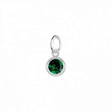 ALEXANDER YORK Schmuckset SOLITÄR emerald in 925 Sterling Silber, 4-tlg. (Schmuckset)