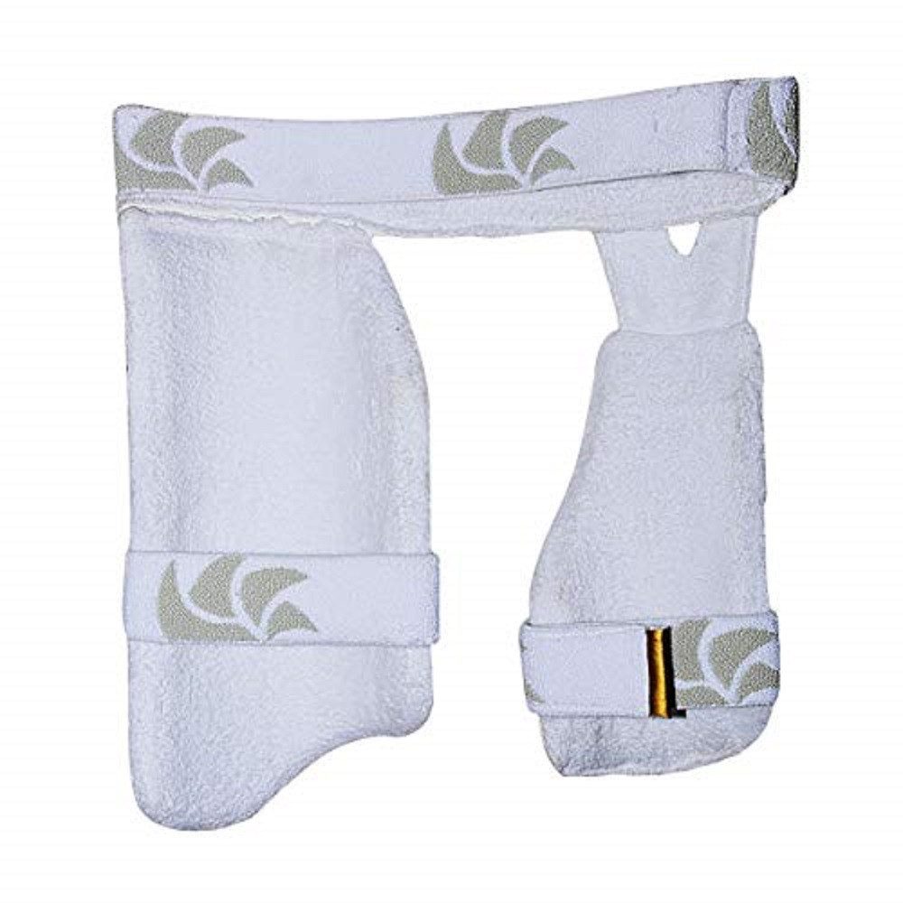 DSC Protektoren-Set DSC Intense Pro Cricket Oberschenkelschone (1 hochwertiges Oberschenkelpolster, Innen mit hochdichtem Schaumstoff, Bedeckt und geschützt), Auffälliges Design: Lebendige Farben für Stil & bessere Leistung.