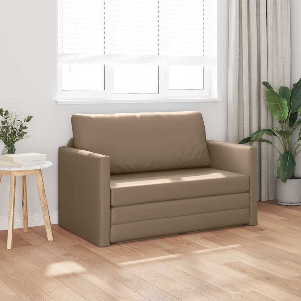 vidaXL Sofa Sofa Bett Cappuccino 124 günstig online kaufen