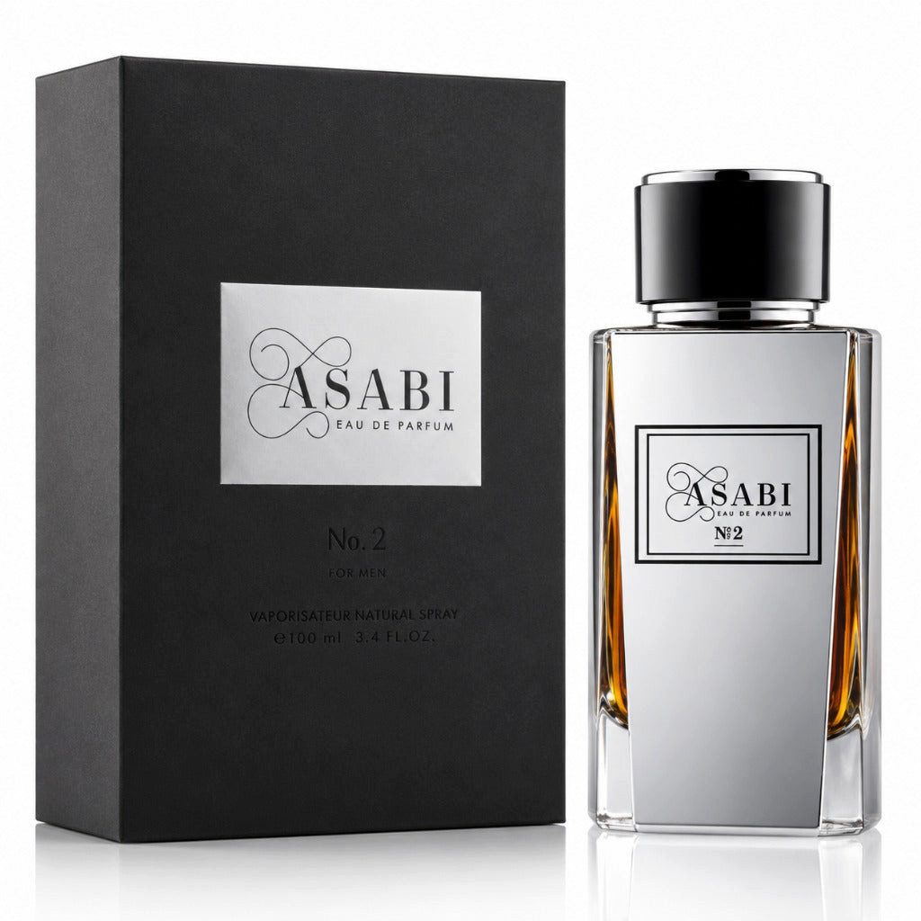 Asabi Duft-Set N°2 Intense EDP – Orientalisch Blumig Holzig + Parfümzerstäuber (leer)