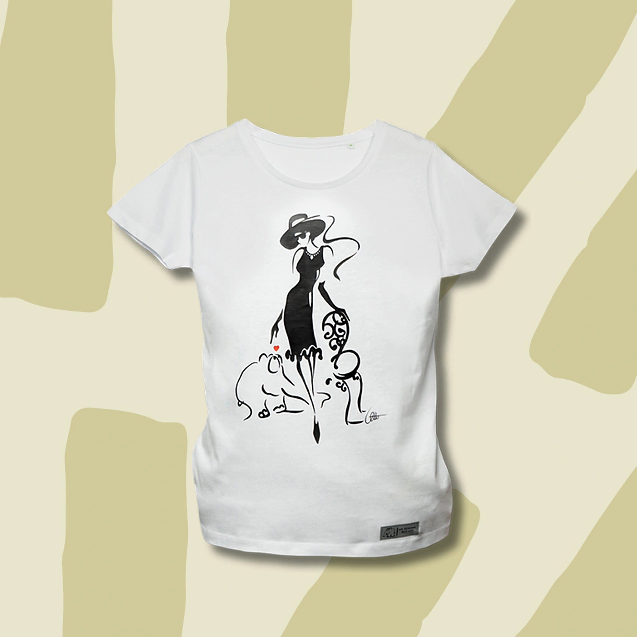Ottifant Productions GmbH T-Shirt Damen T-Shirt Elégance by Otto Waalkes