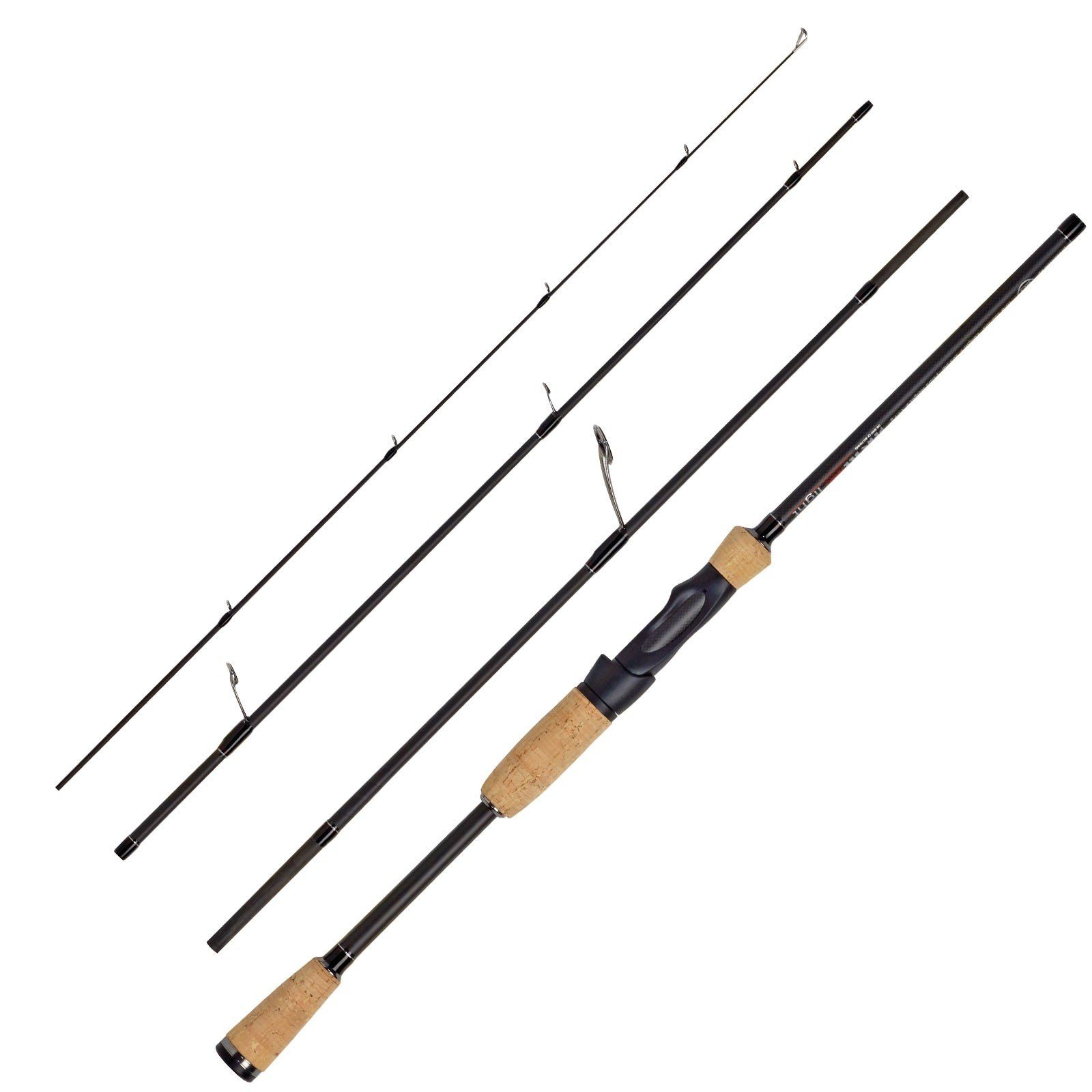 WFT Reiserute, (4-tlg), WFT Penzill Nano UL 2,03m 1-7g 4 Teile Ultra Light Spinnrute Reiserute