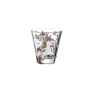 LEONARDO Kinderbecher Bambini Kinderbecher 215 ml 6er Set, Glas