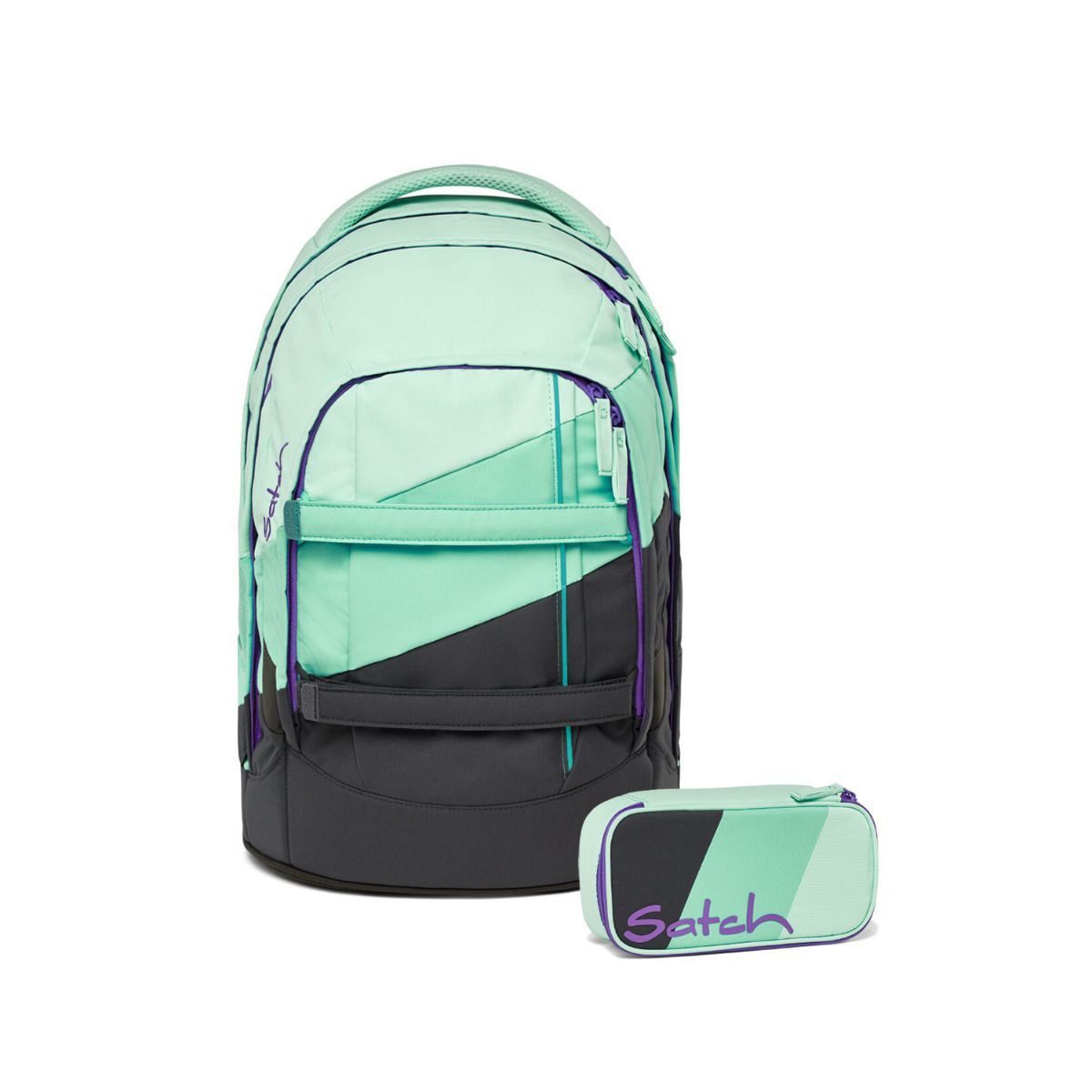 Satch Schulrucksack Pack (2tlg., inkl. Schlamperbox)