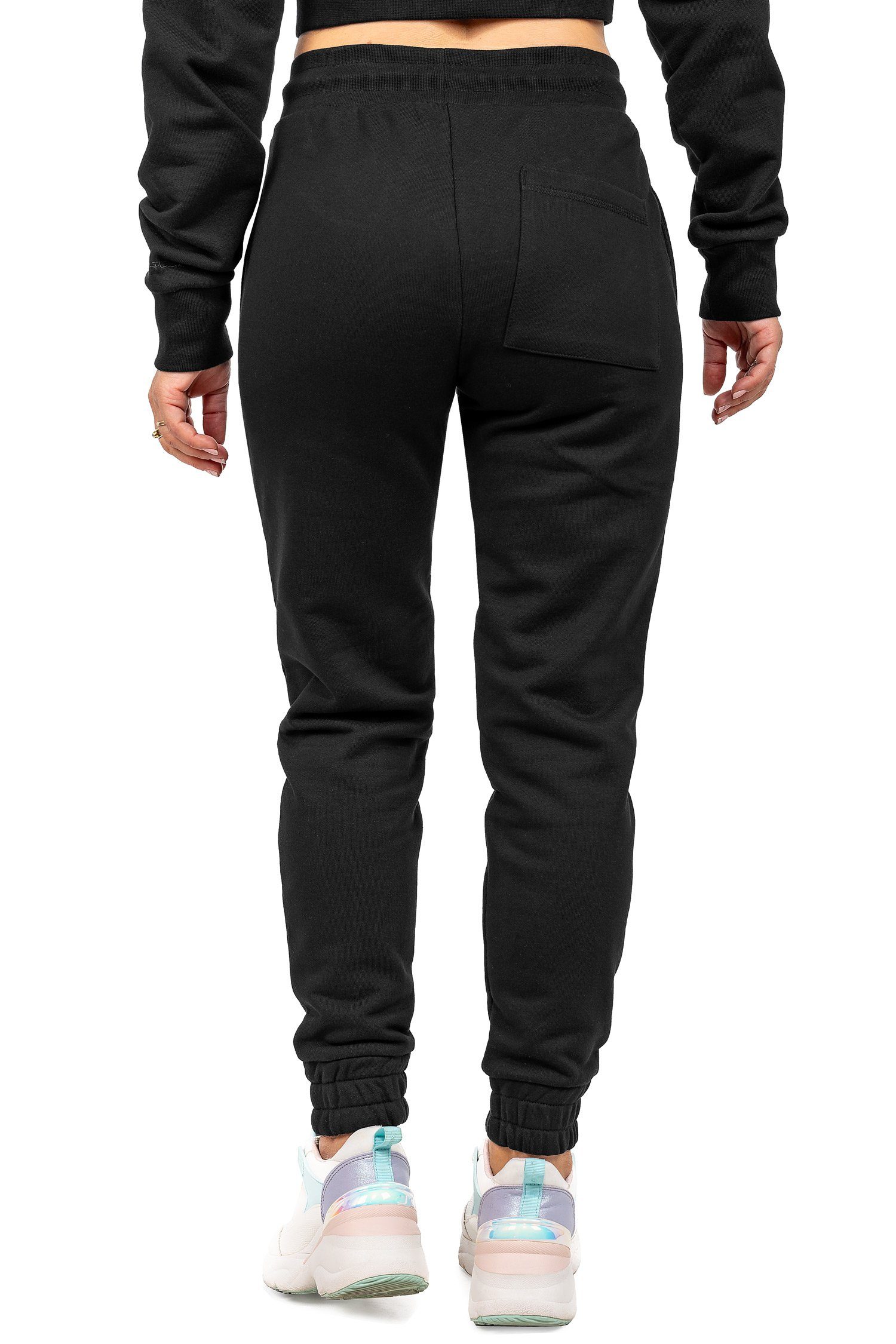 Reichstadt Jogginghose Damen Slim Fit Sporthose Marken-Stick 23RSW039 Mit E günstig online kaufen