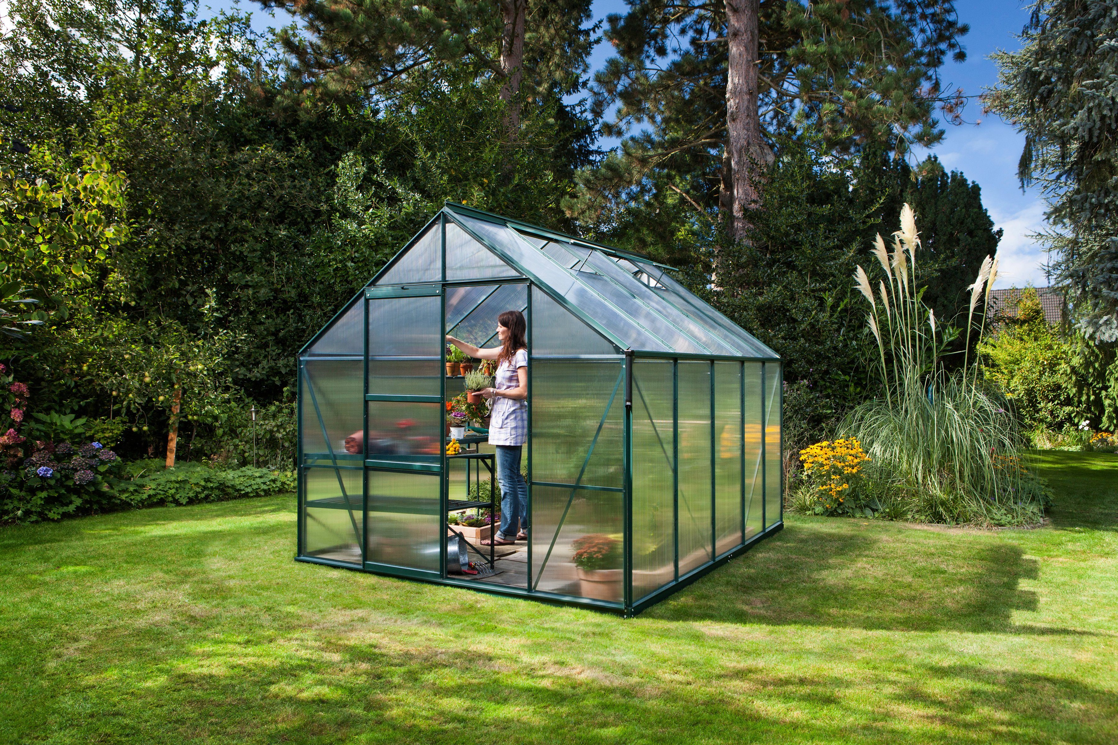 Vitavia Gewächshaus Merkur 8300, BxTxH: 254 x 317 x 230 cm, 6 mm Wandstärke