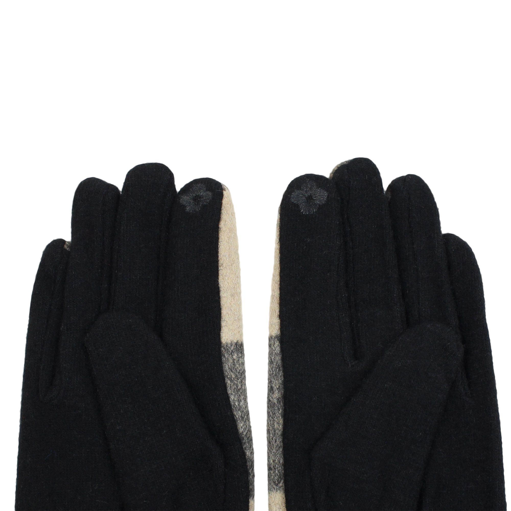 ZEBRO Fleecehandschuhe Handschuh schwarz