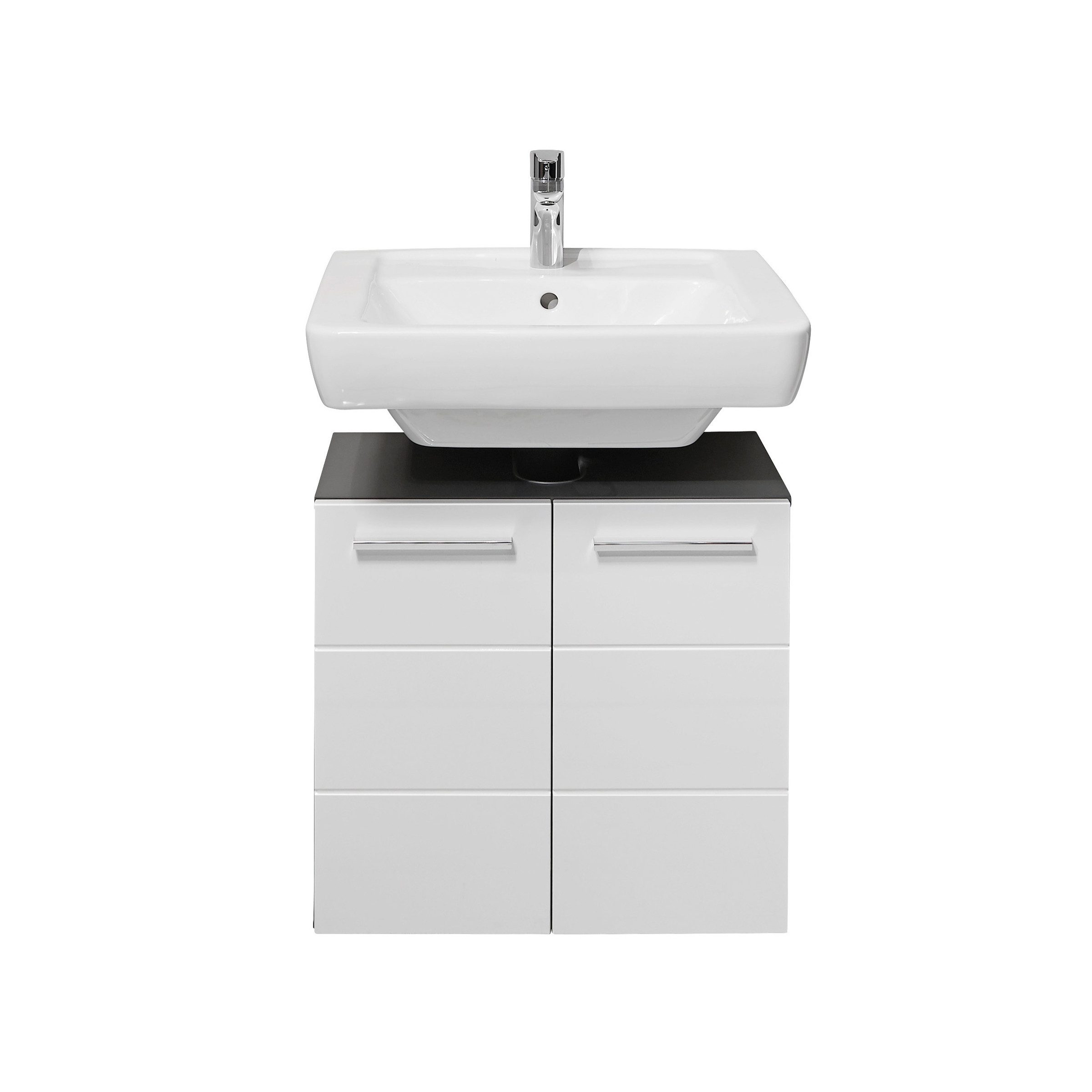 PREISBRECHER Waschbeckenunterschrank Gloss 60 x 62 günstig online kaufen