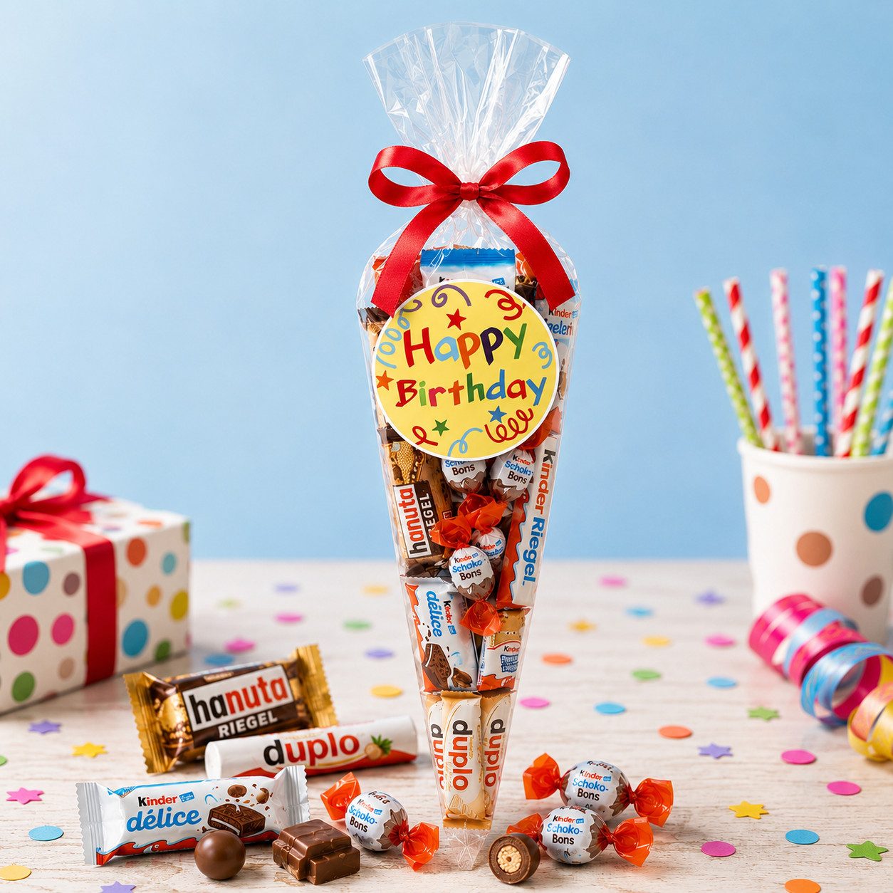 Candy & Bar Lebensmittel-Geschenkset Schokolade Mix Tüte – Fertiges Geschenk für viele Anlässe – Bild 2 von 3