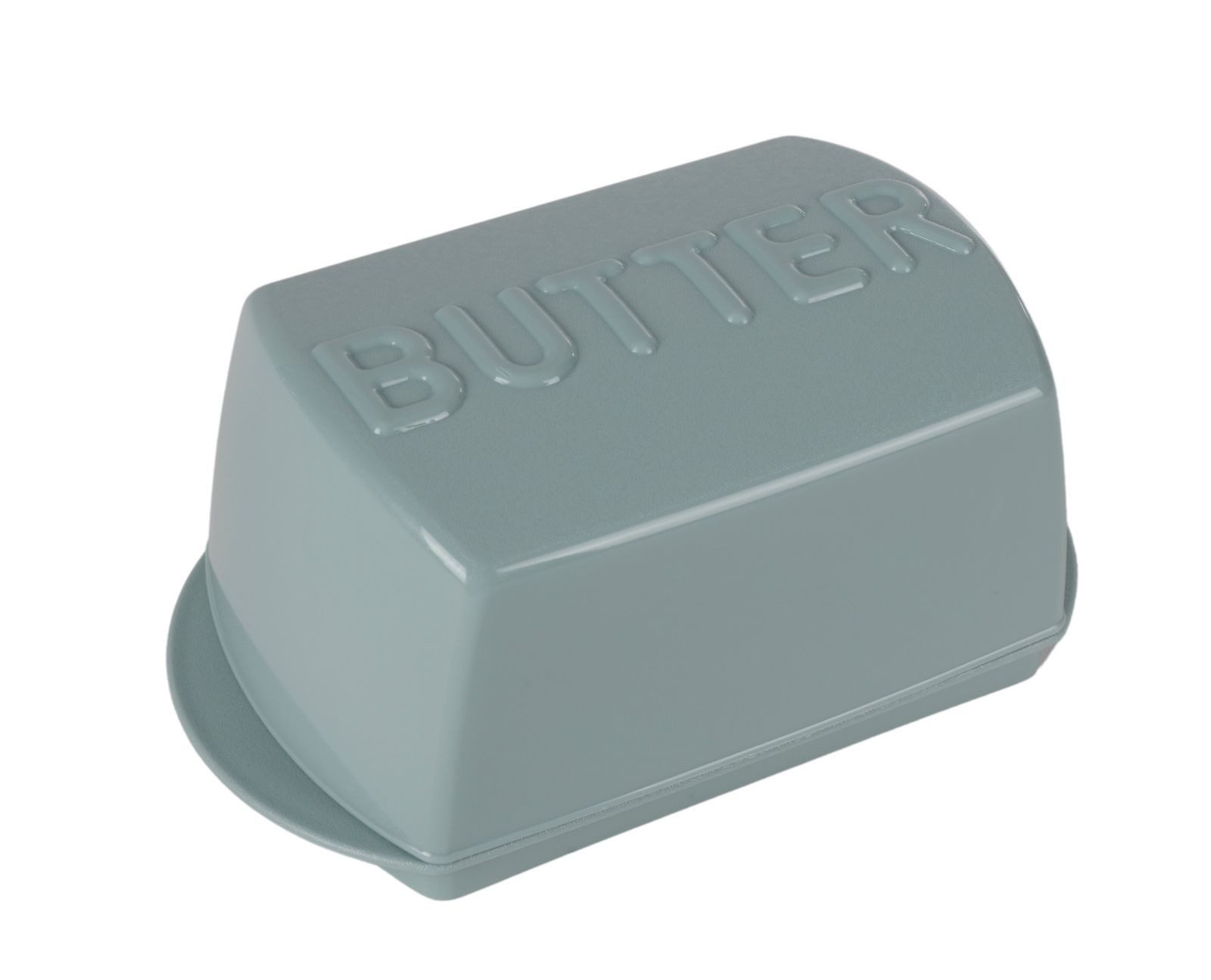 BURI Butterdose Butterdose Butterglocke Butterbehälter Butterschale Vorratsdose, Kunststoff
