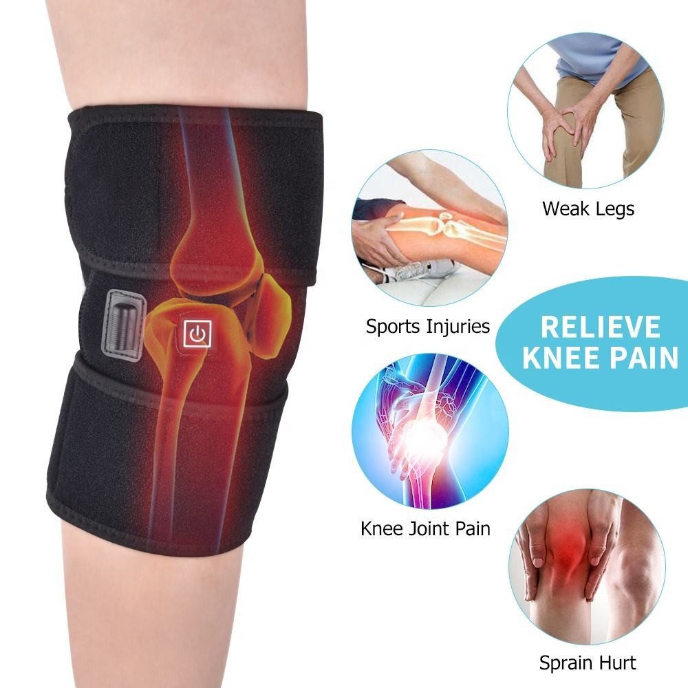 AURIVION Balancekissen Elektrisch beheiztes Kniekissen zur Schmerzlinderung, Selbsterhitzendes Kniepolster für Arthritis & Krämpfe