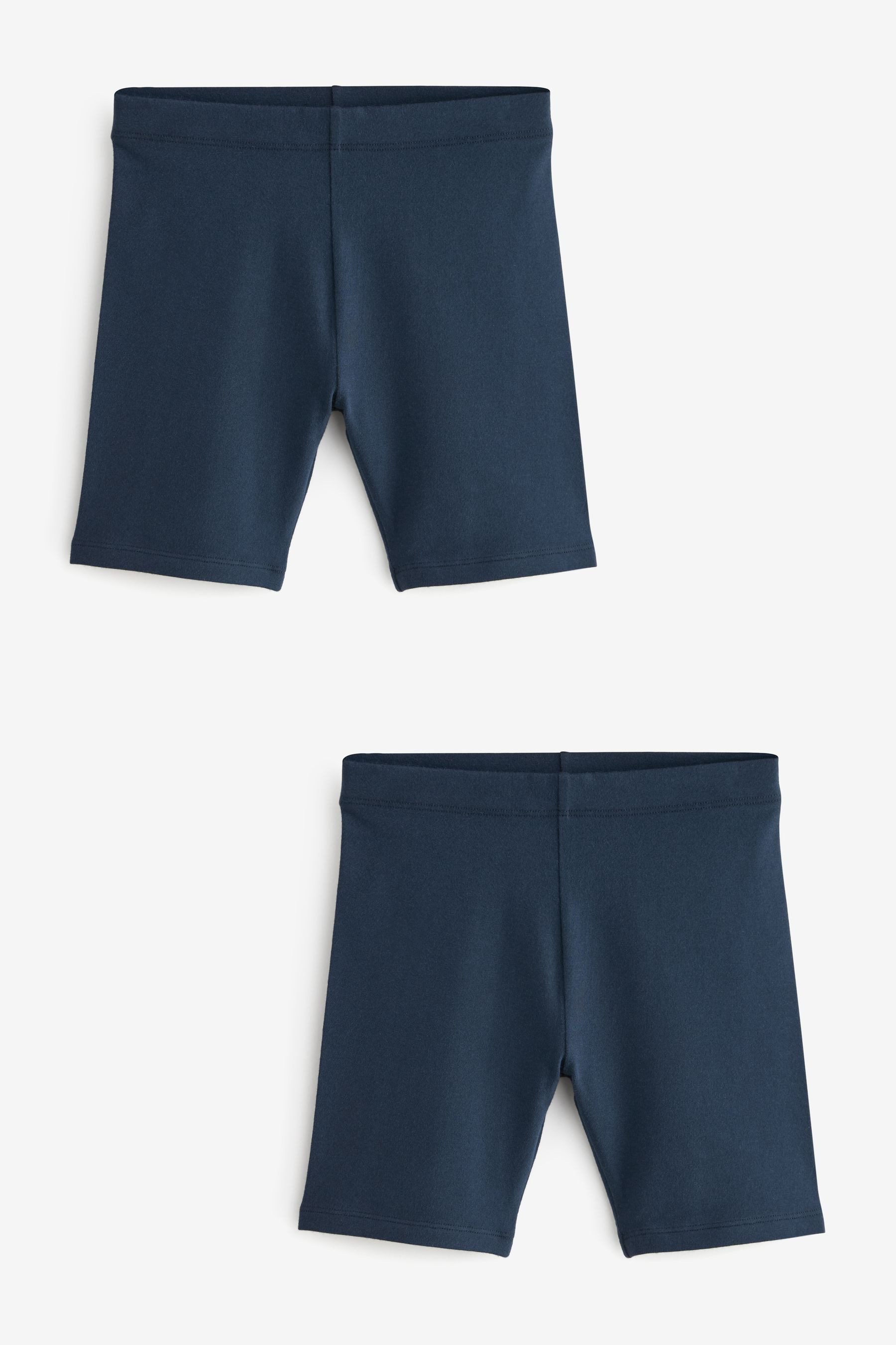 Shorts Stretch-Radlershorts, 2er-Pack, längere Länge