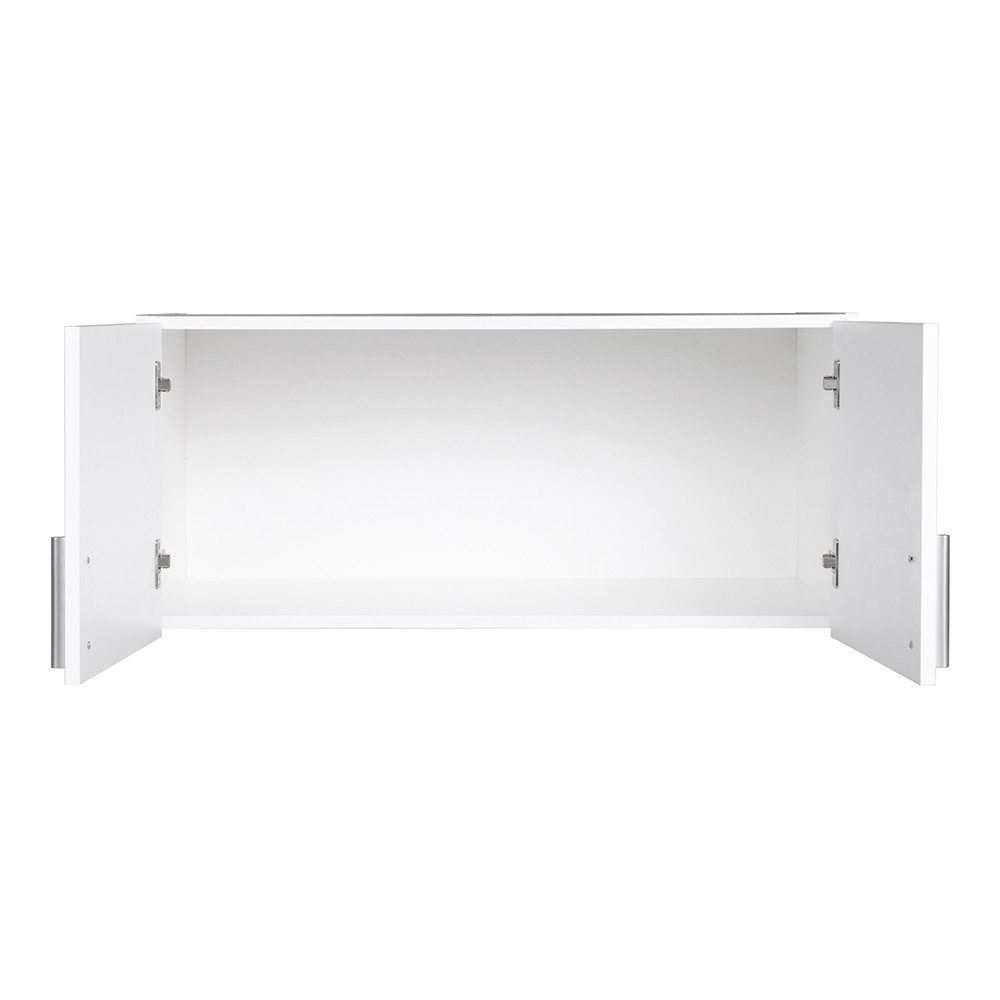 Lomadox Aufsatzschrank SELAWIK-166 für Kleiderschrank 2trg., weiß, ca. 92/40/54 cm
