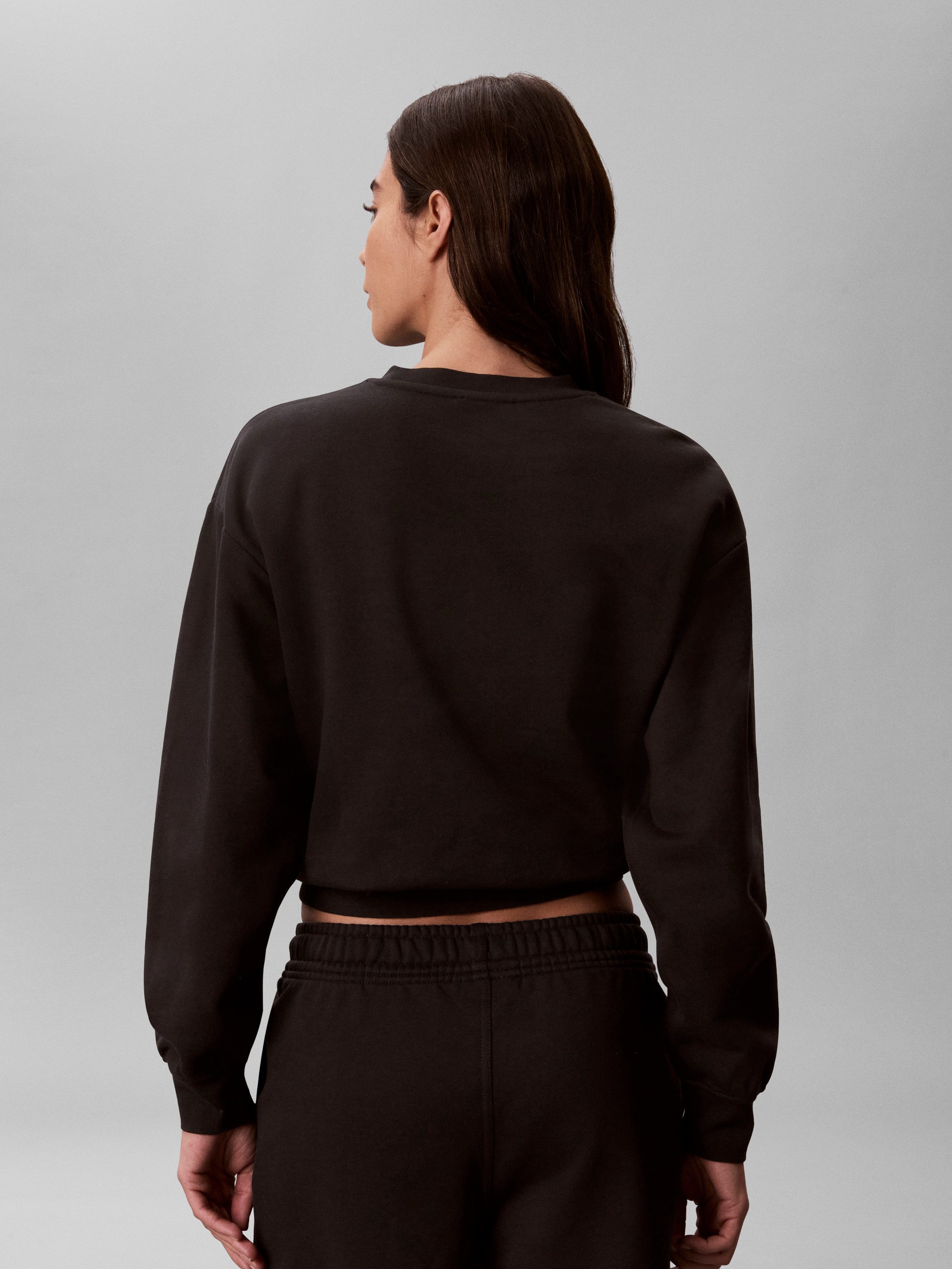 Calvin Klein Jeans Sweatshirt RELAXED MONOGRAM FRENCH TERRY Relaxed fit mit Rundhalsausschnitt
