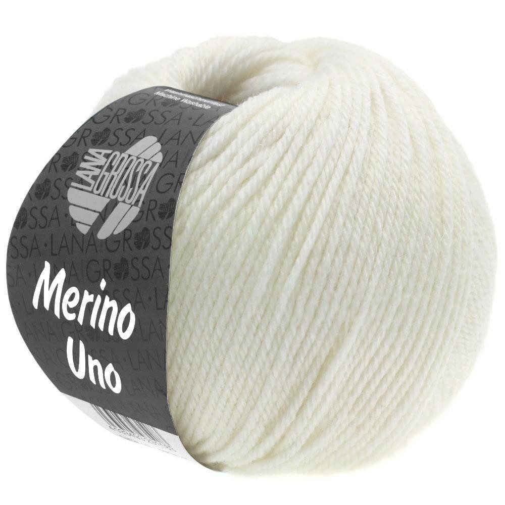 LANA GROSSA Merino Uno Häkelwolle, 125 m