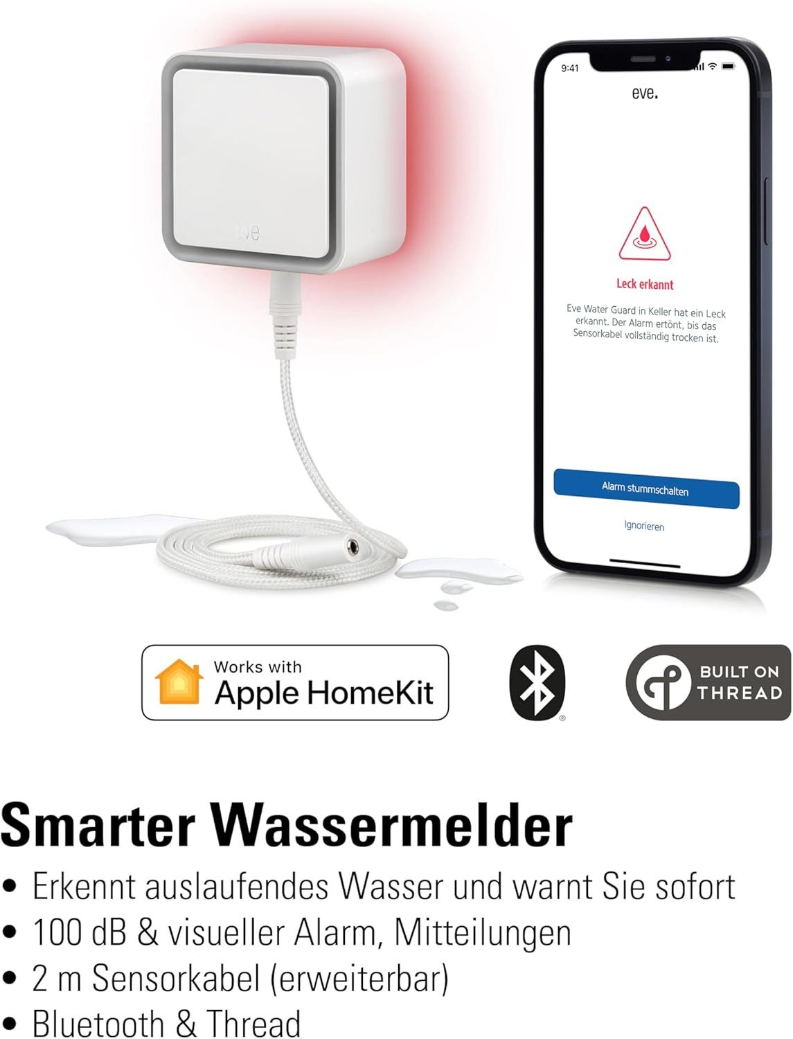 EVE Wassersensor Water Guard (HomeKit)
