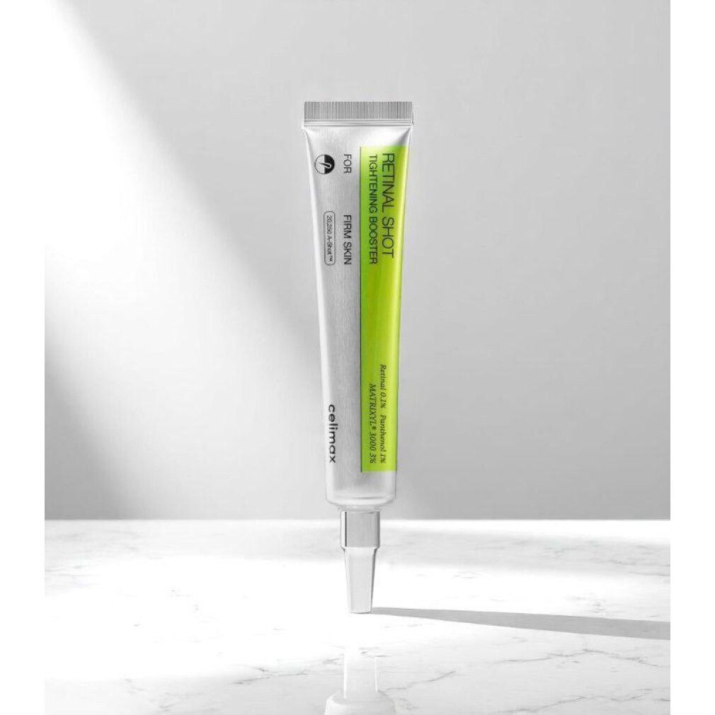 celimax Anti-Aging-Augencreme The Vita-A Retinal Shot Tightening Booster, Anti-Aging-Booster mit 0,1 % Retinal – 15ml, Glättet Falten & stärkt die Elastizität
