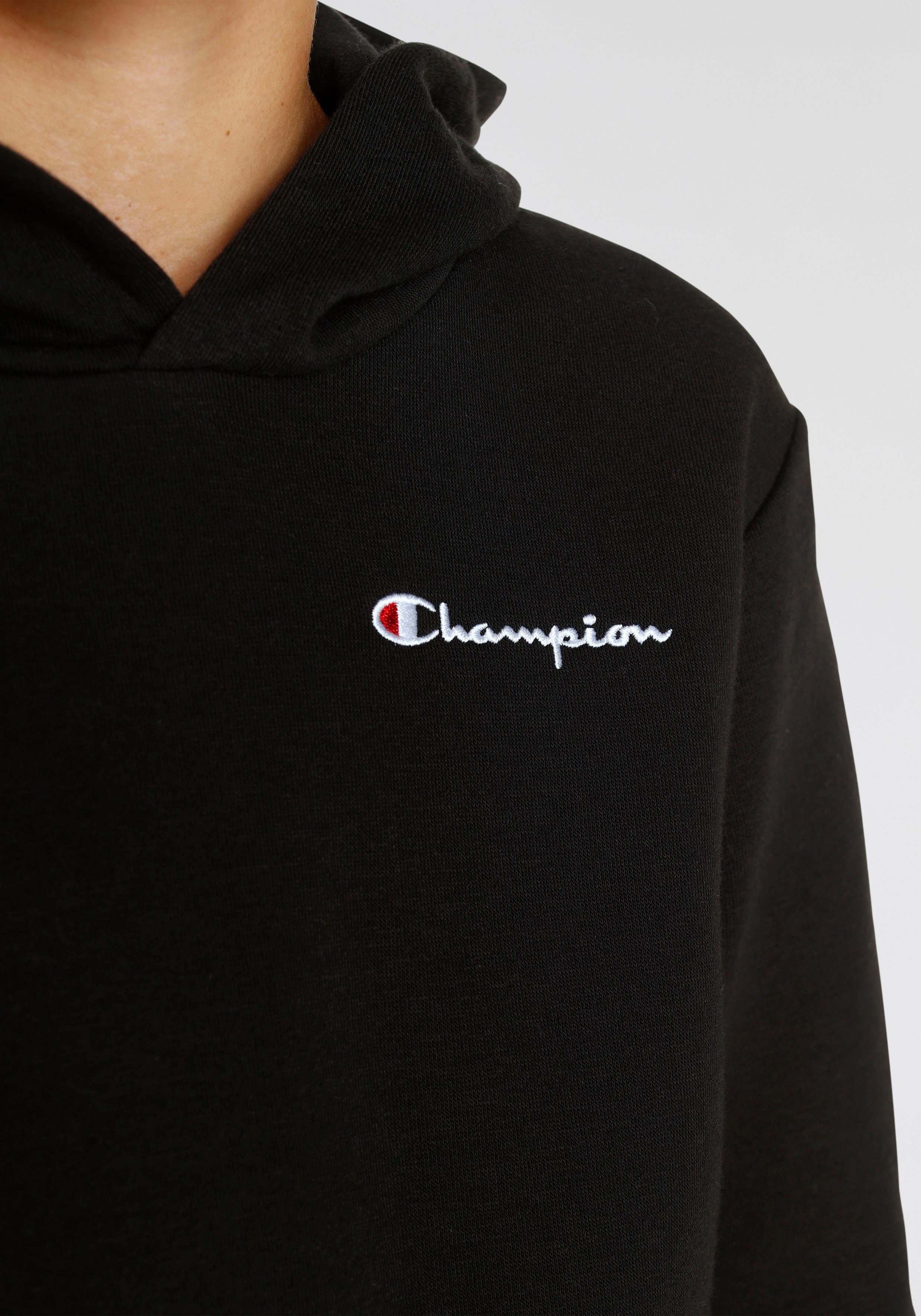 Sweatshirt für Logo Sweatshirt schwarz Hooded - Champion small Classic Kinder