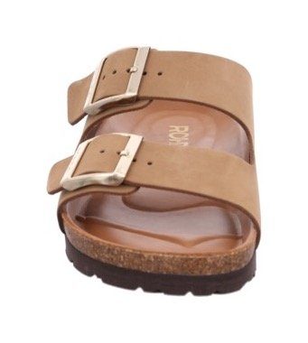 Rohde SUNNYS N°12 Pantolette Sommerschuh, Hausschuh mit zwei Schnallenverschlüsse