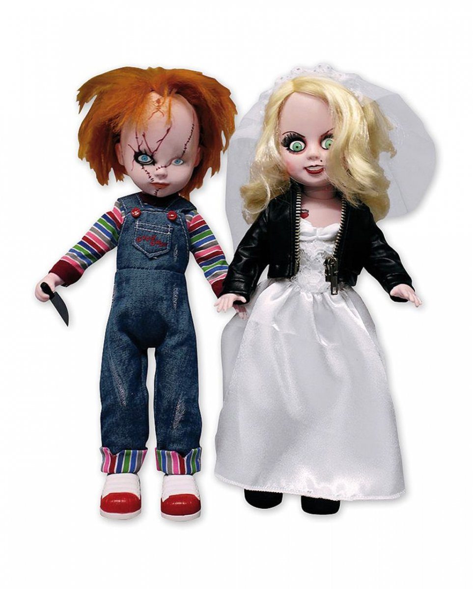 MEZCO Actionfigur Living Dead Dolls Chucky & Tiffany Puppen Geschenk