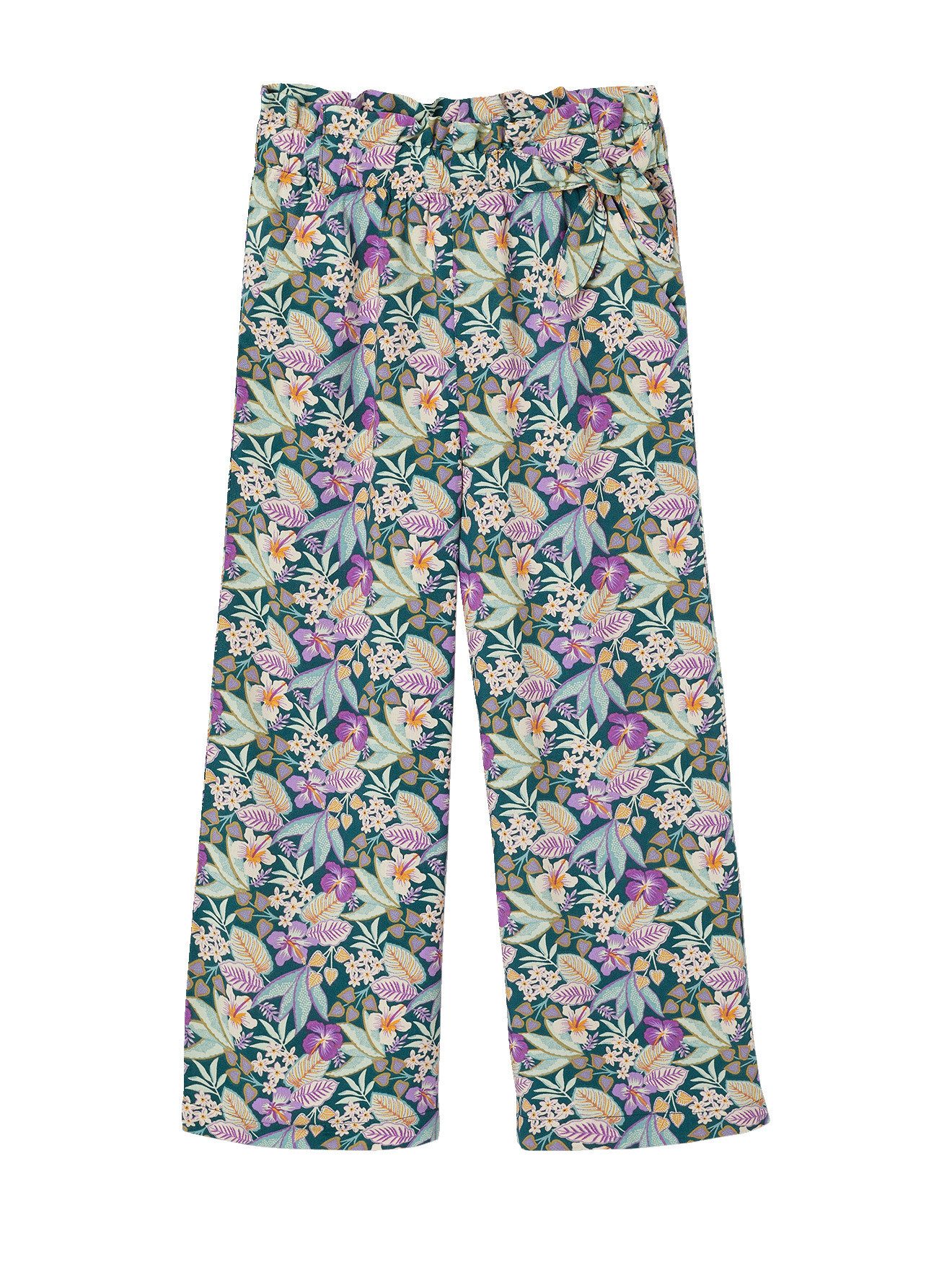 vertbaudet Cargohose Mädchen Paperbag-Hose