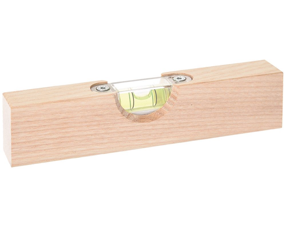 matches21 HOME & HOBBY Bastelnaturmaterial Wasserwaage Bastelset Kreativset Kinder Holz 15 cm, (1-tlg)