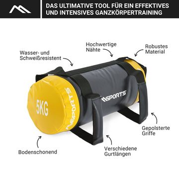 MSports® Gewichtssack Power Bag 5-30 kg Fitness Bag - Sandsack für Functional Fitness Gewichtssack