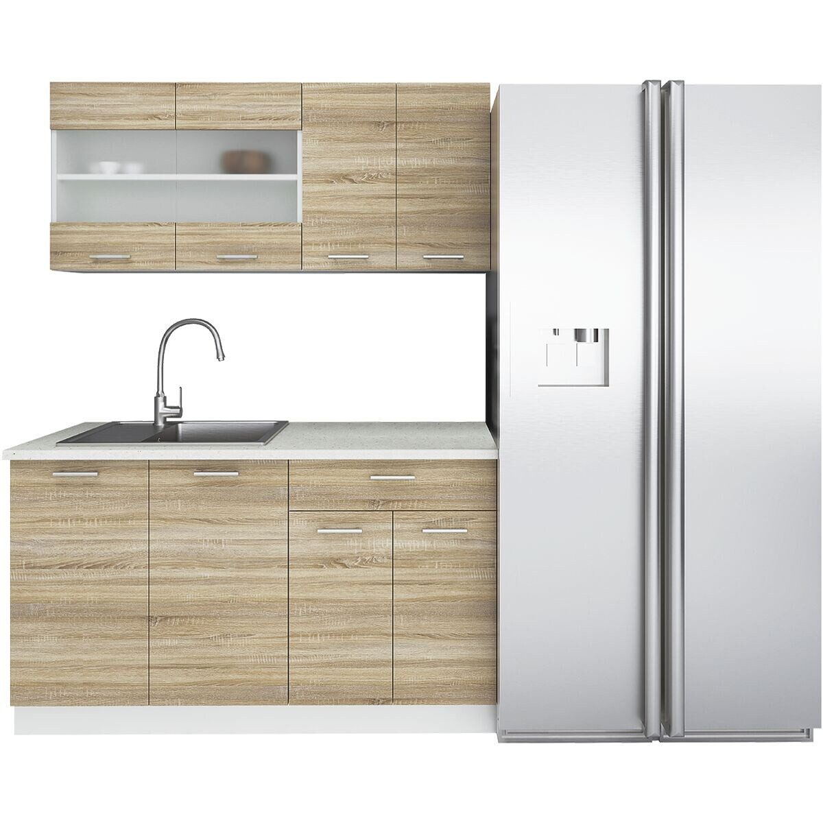 VCM Pantryküche Esilo 4-tlg.