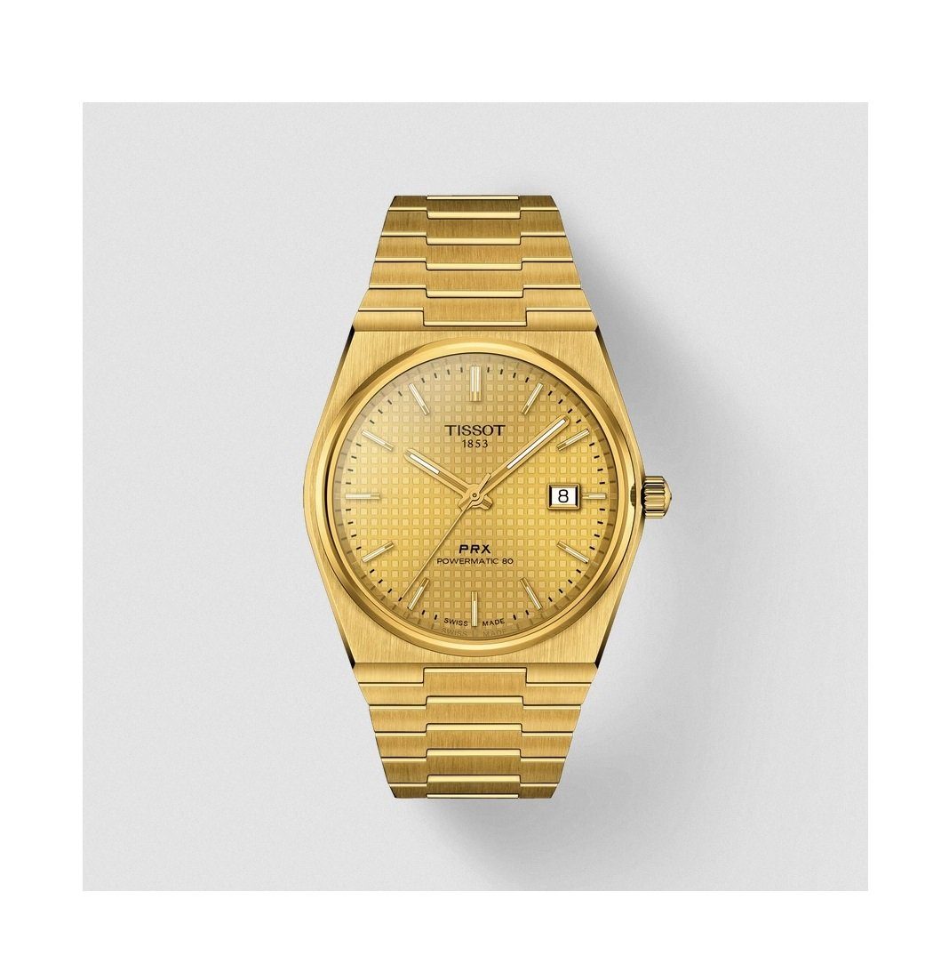 Tissot Schweizer Uhr Herrenuhr Automatik PRX Powermatic 80