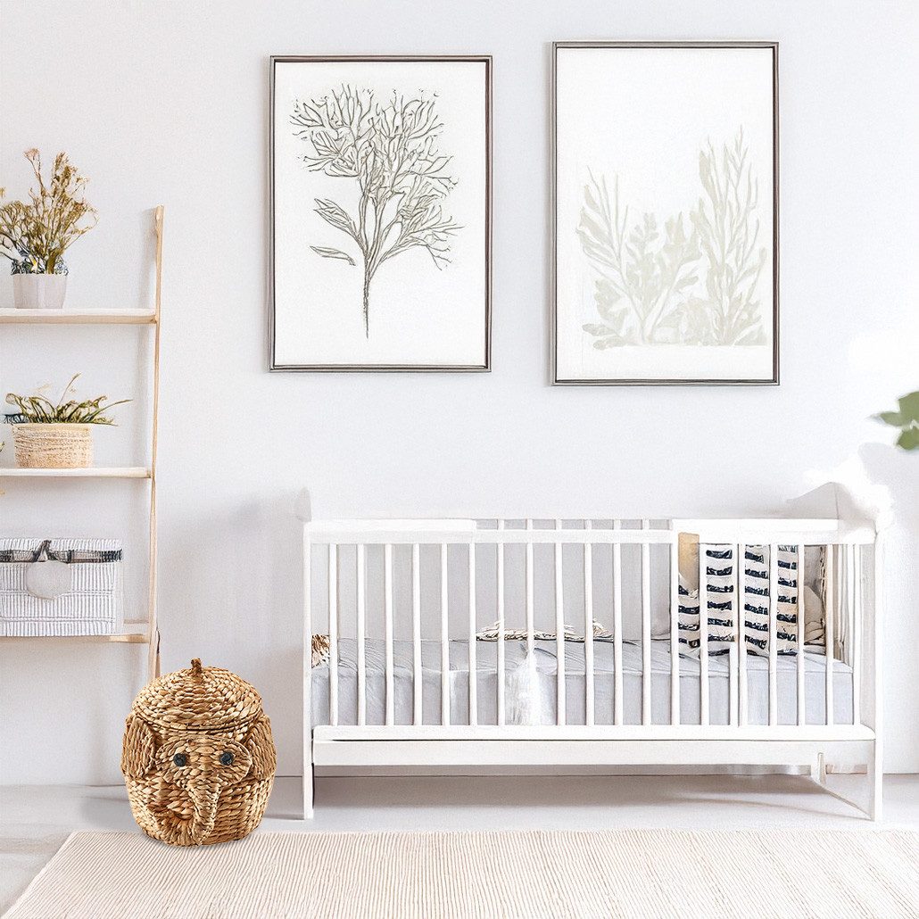 Kobolo Aufbewahrungskorb Dekokorb ELEFANT aus Wasserhyazinthe (mit Deckel) günstig online kaufen