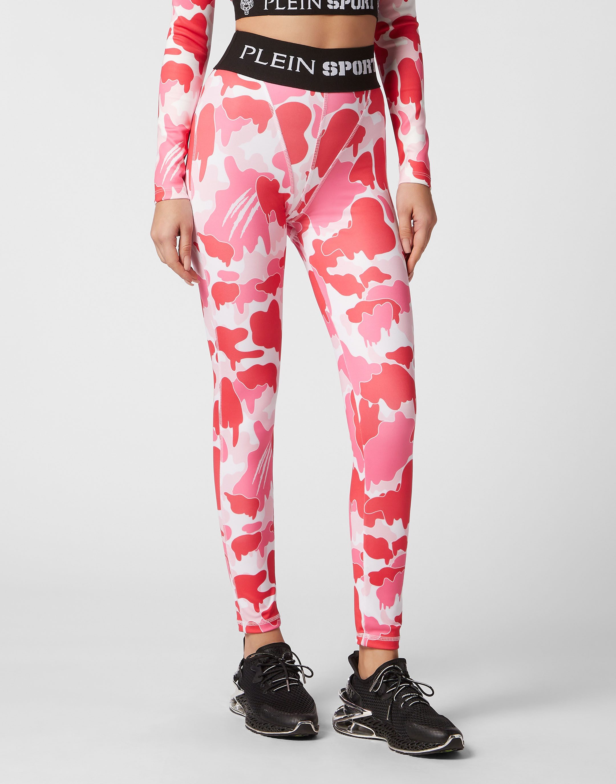 PLEIN SPORT Leggings Camouflage
