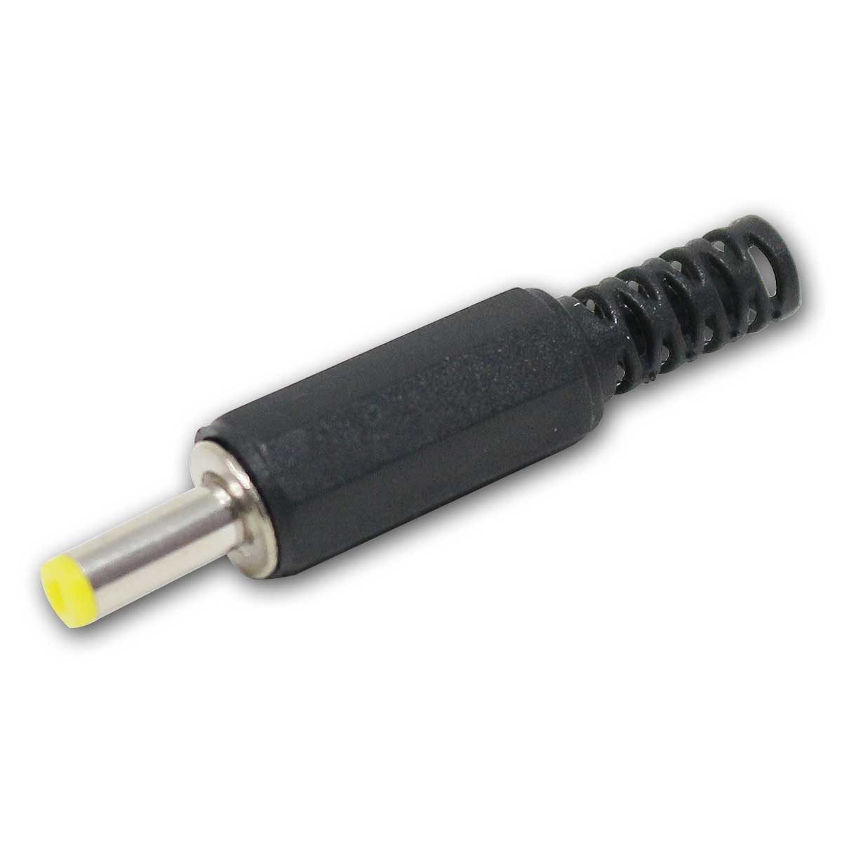 world-trading-net DIN-Stecker DC-Stecker mit Knickschutz, 4,0x1,7mm, Lötanschluß