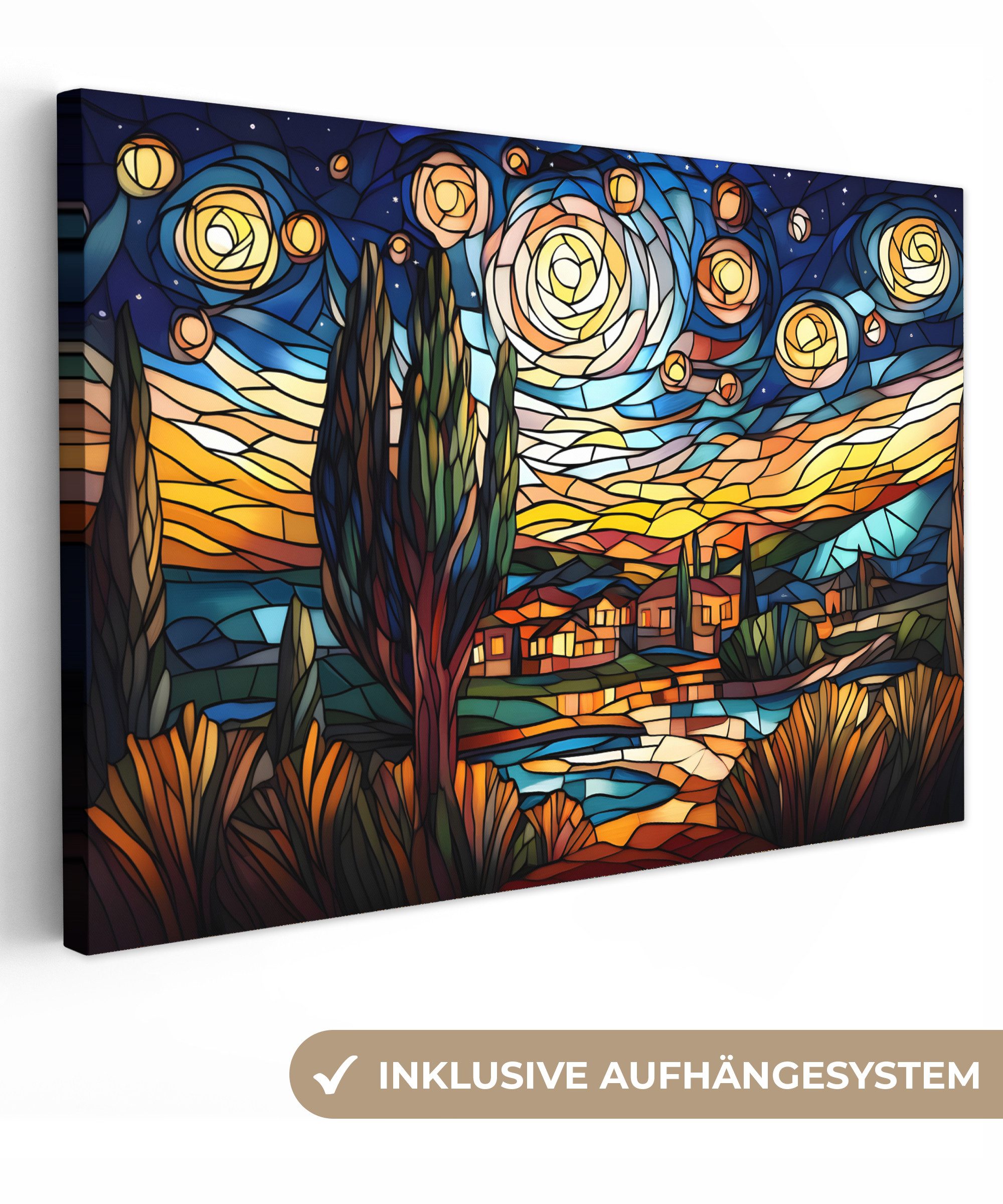 OneMillionCanvasses® Leinwandbild Himmel - Sterne - günstig online kaufen