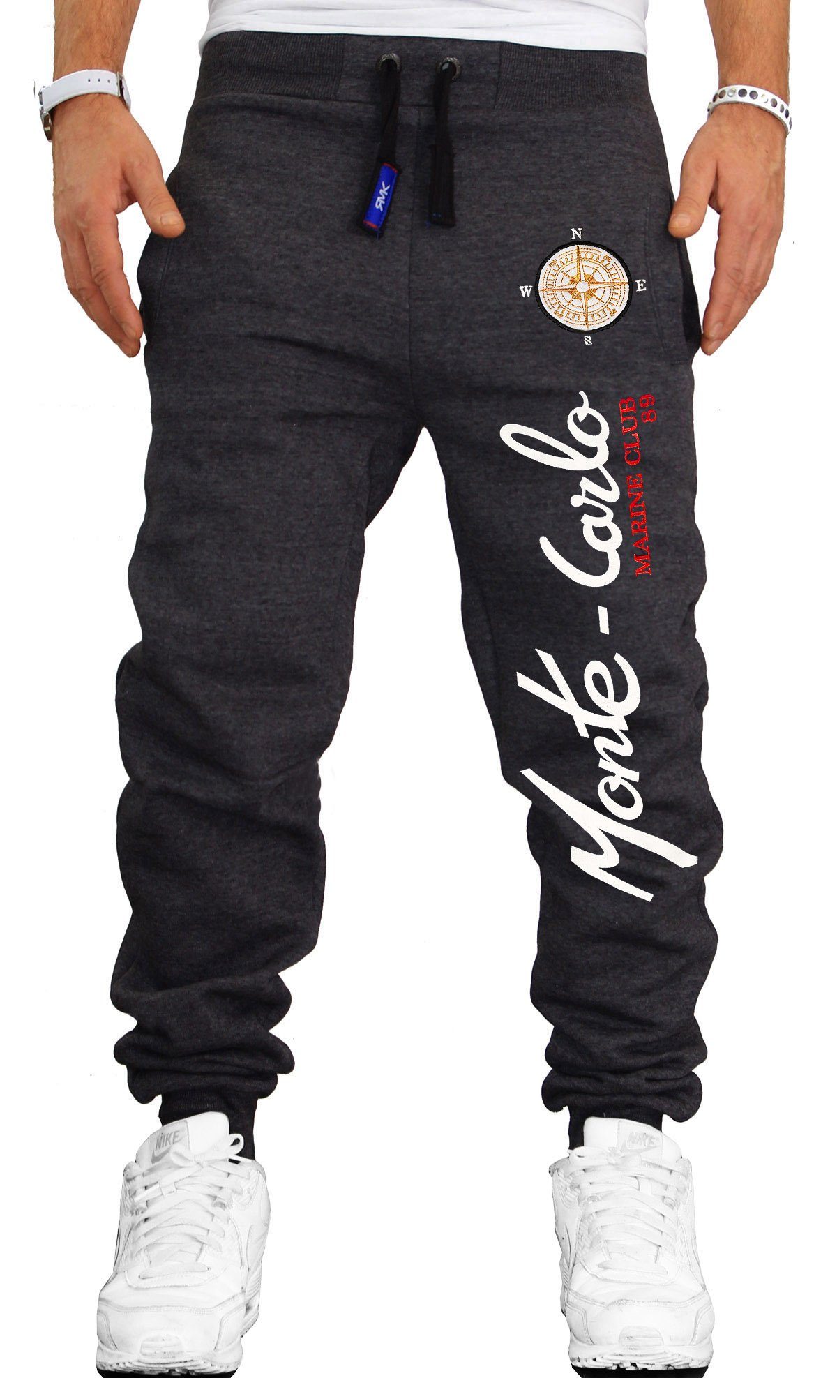 Jogginghose Herren Trainingshose Fitnesshose Sweatpants Sporthose Army