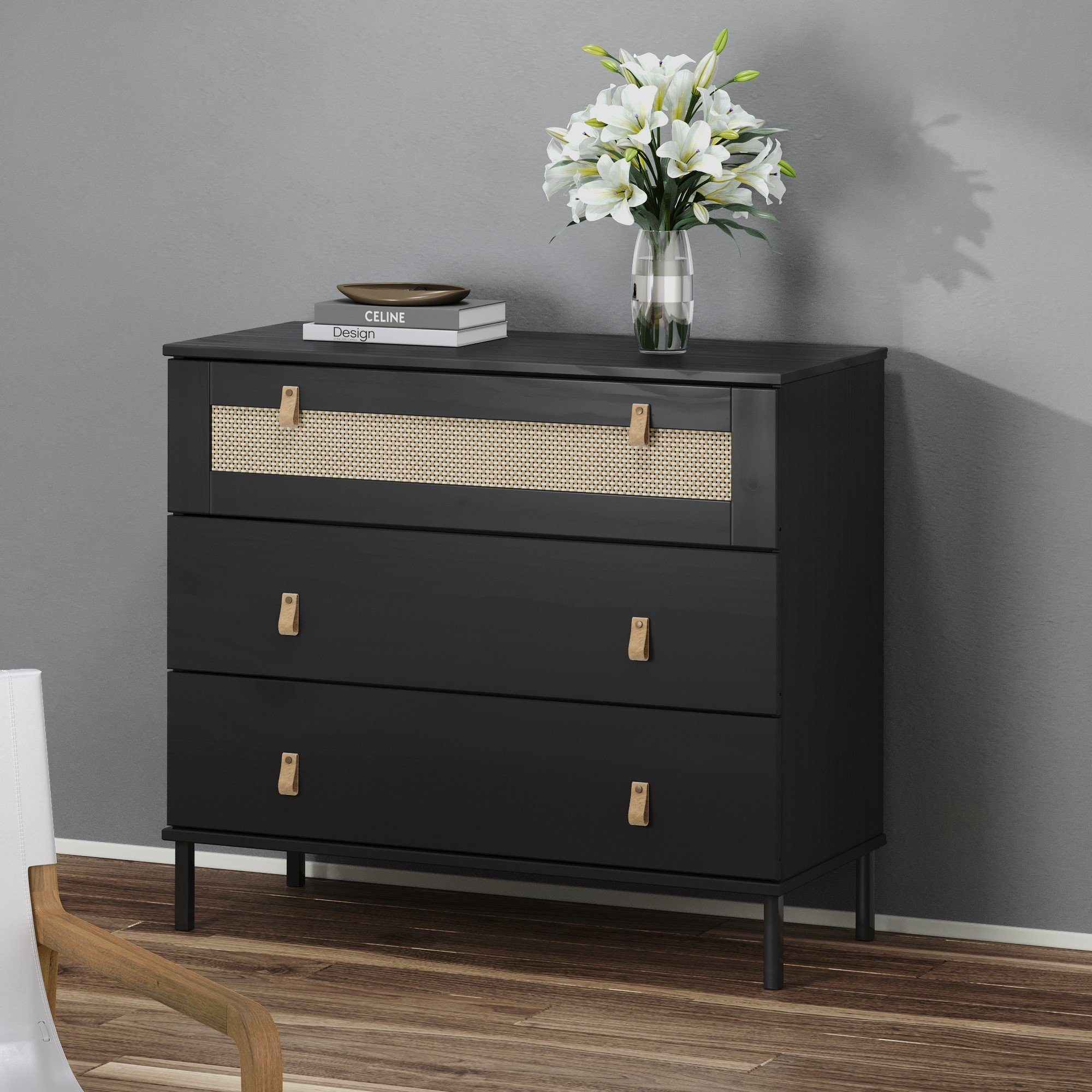 Woodroom Sideboard Valenica, Kiefer massiv lackiert, günstig online kaufen