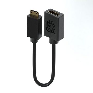 JAMEGA Mini HDMI Adapter Kabel, HDMI Buchse zu Mini HDMI Stecker 4K UHD HDMI-Adapter