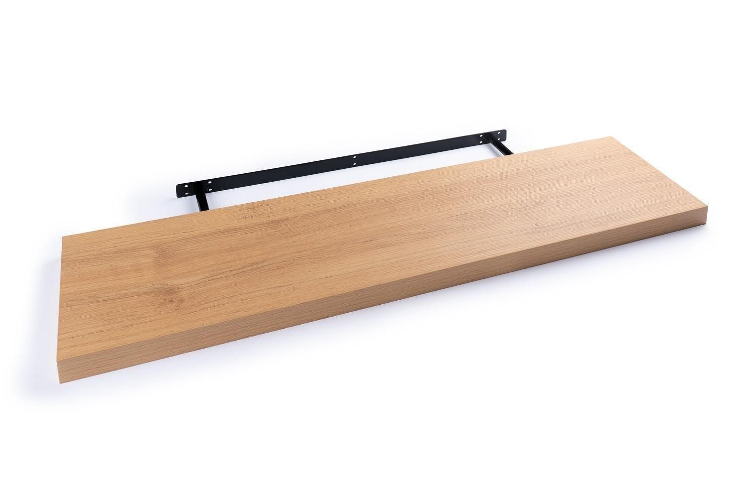 Home4You Wandboard Wandregal mit Halterung, 100cm, 2er Set, Spar-Set – Bild 4 von 4