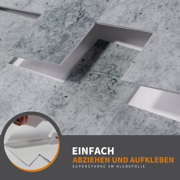UISEBRT Fliesenaufkleber Küche Fliesen Nivelliersystem PVC 10St.